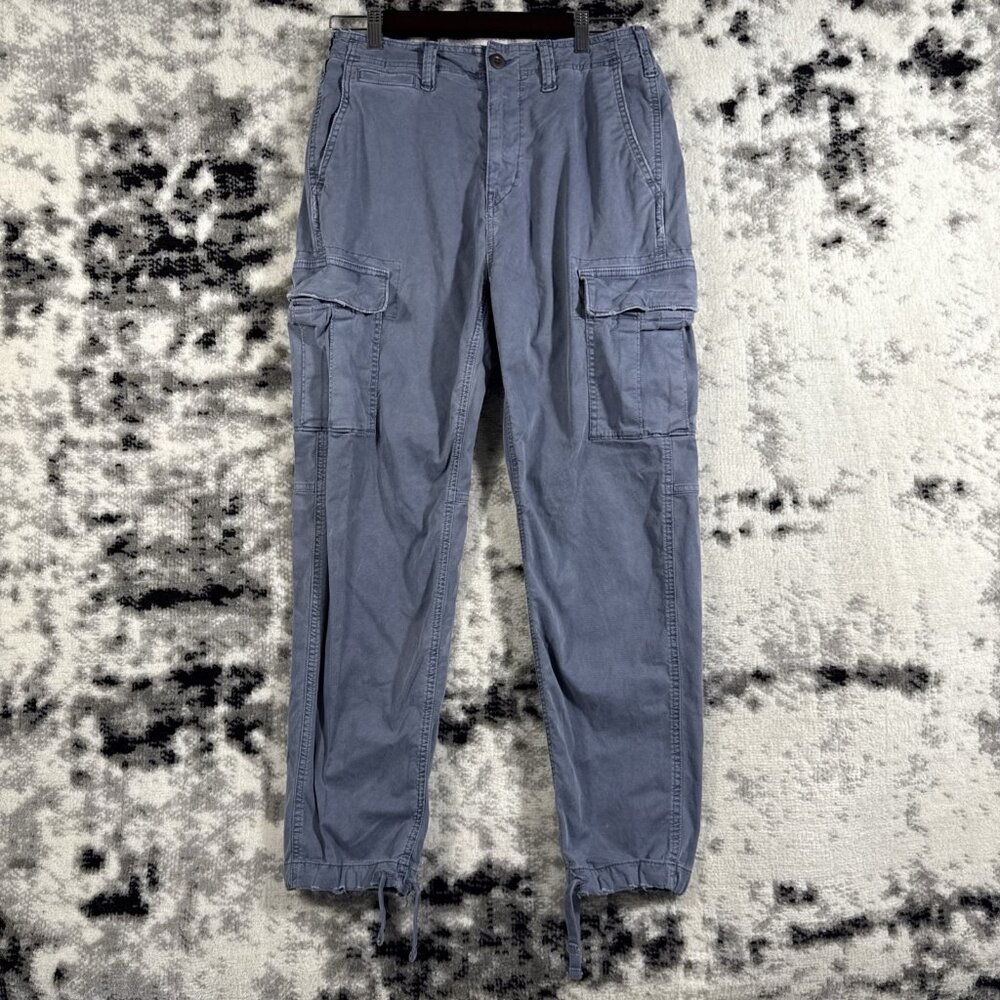 American Eagle Cargo Pants Womens Size 32x32 Blue Skater Punk Y2K